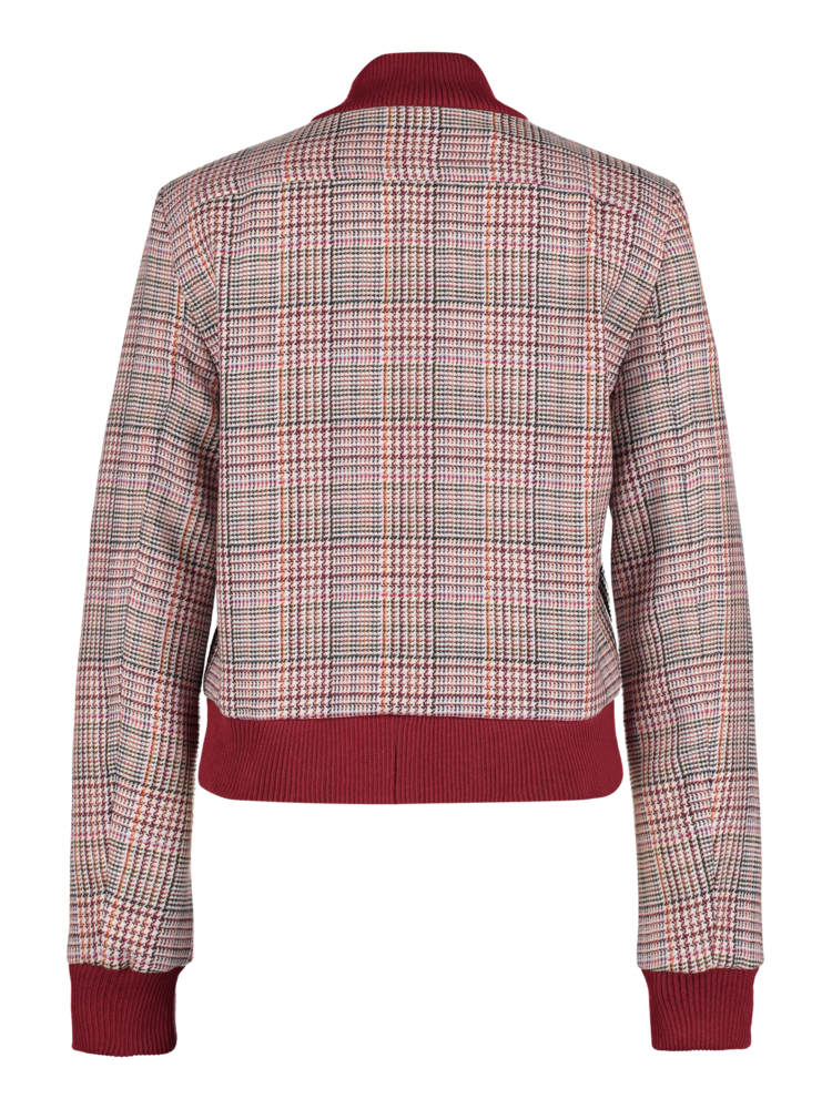 SIS by Spijkers en Spijkers geruiten wollen bomberjas