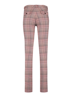 SIS by Spijkers en Spijkers wool flared trousers with checks