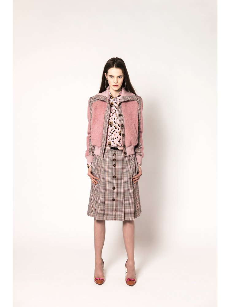 SIS by Spijkers en Spijkers checkered wool coat