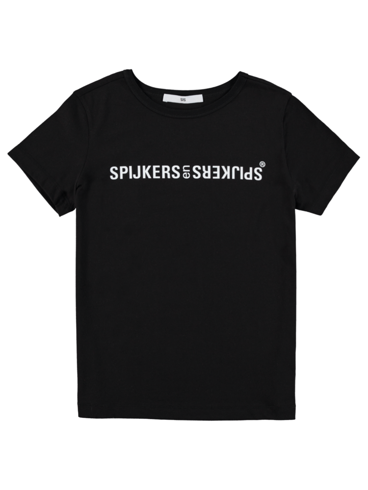 SIS by Spijkers en Spijkers zwart t-shirt met logo