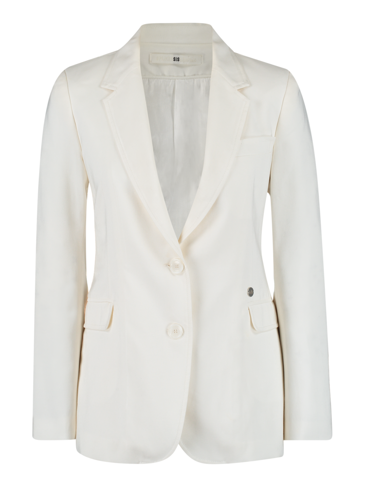 SIS by Spijkers en Spijkers fitted white blazer