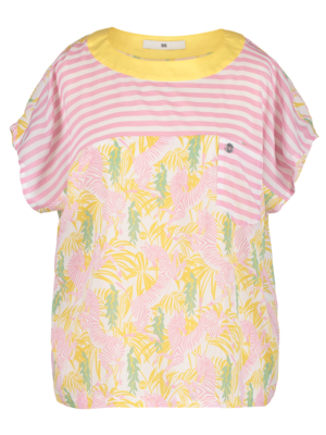 short sleeve top with print
