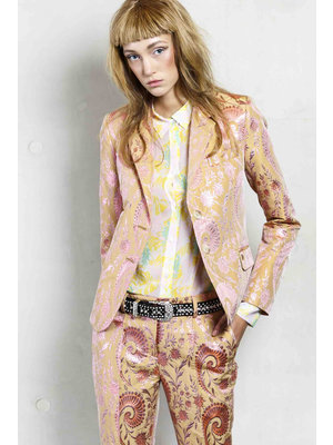 SIS by Spijkers en Spijkers pink blazer in shiny jacquard