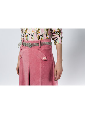 SIS by Spijkers en Spijkers Ribcord skirt with rose colour