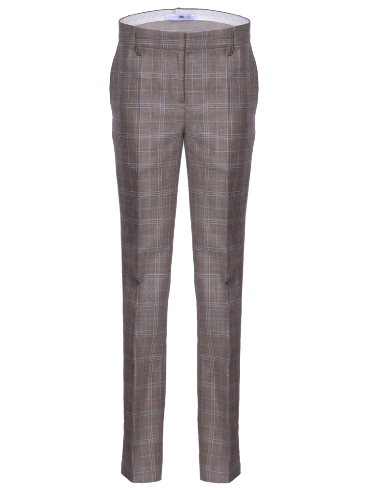 SIS by Spijkers en Spijkers flong flair pants with a classic check