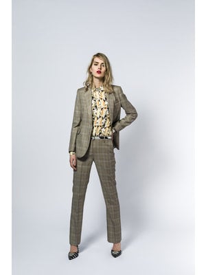 SIS by Spijkers en Spijkers flong flair pants with a classic check