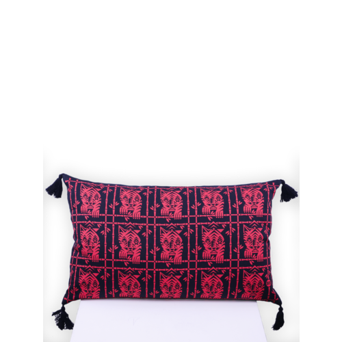 SIS by Spijkers en Spijkers Printed tigers pillow red SIS by Spijkers en Spijkers Printed tigers pillow red