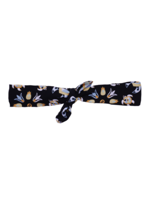 SIS by Spijkers en Spijkers Hairband  in black turtle print