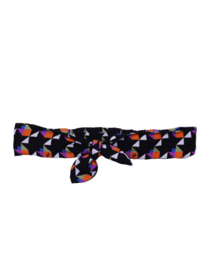 SIS by Spijkers en Spijkers Hairband in black flower print