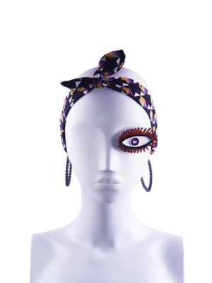 SIS by Spijkers en Spijkers Hairband in black flower print