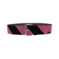 Striped Belt Big Pink/Black