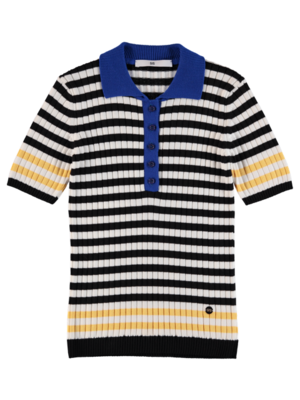 SIS by Spijkers en Spijkers Polo  knit  striped