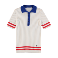 120 X POLO  KNIT TOP
