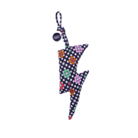 KEYCHAIN LIGHTNING FLOWER