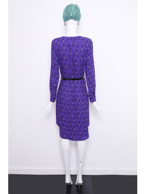 SIS by Spijkers en Spijkers Elegeant dress, purple with star print