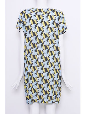 SIS by Spijkers en Spijkers Mini dress, tunic in viscose with BOOM print