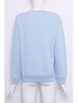 SIS by Spijkers en Spijkers Sweatshirt, baby blauw met BOOM print