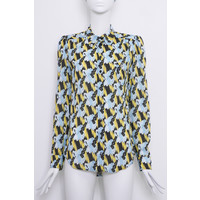 123 BO ROUND COLLAR BLOUSE