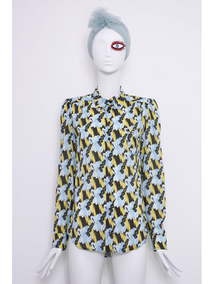 SIS by Spijkers en Spijkers Blouse met ronde kraag in BOOM print