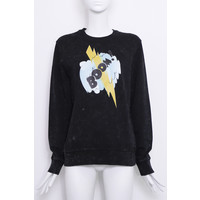BOOM SWEAT BLACK VINTAGE