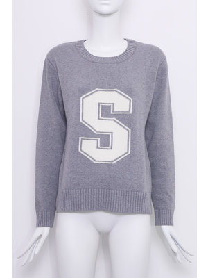 SIS by Spijkers en Spijkers Wool cashmere knitted  jumper with S