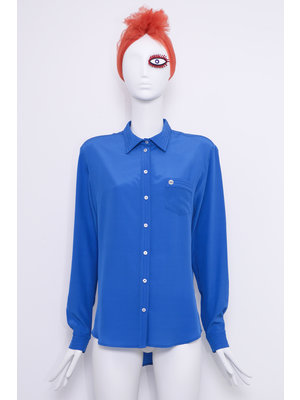 SIS by Spijkers en Spijkers Padded blouse blauw