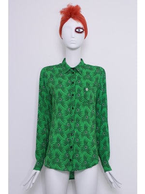 SIS by Spijkers en Spijkers Blouse with green shooting STAR print