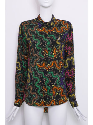 SIS by Spijkers en Spijkers Klasieke blouse in multicolour STARDUST print