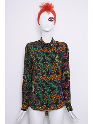 SIS by Spijkers en Spijkers Classic blouse  in multicolour STARDUST print