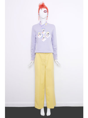 SIS by Spijkers en Spijkers Lilac Sweatshirt with KAKATOE print