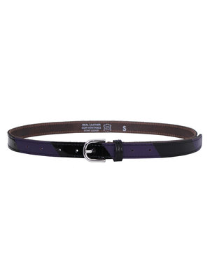 SIS by Spijkers en Spijkers 911 Striped belt purple black