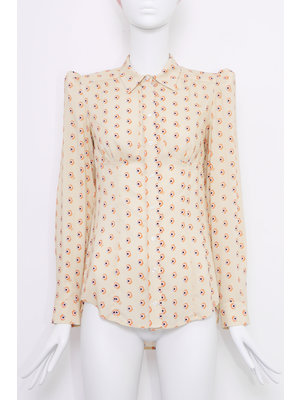 Mania blouse with fLOWER DOT print