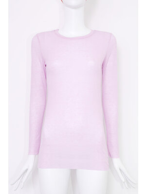 SIS by Spijkers en Spijkers T-shirt Long Sleeves Lilac 30% Wool 70% Tencel