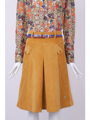 SIS by Spijkers en Spijkers 327 Diagonal Ribcord Skirt