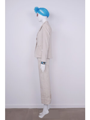 SIS by Spijkers en Spijkers Ecru jeans, with turn up hem