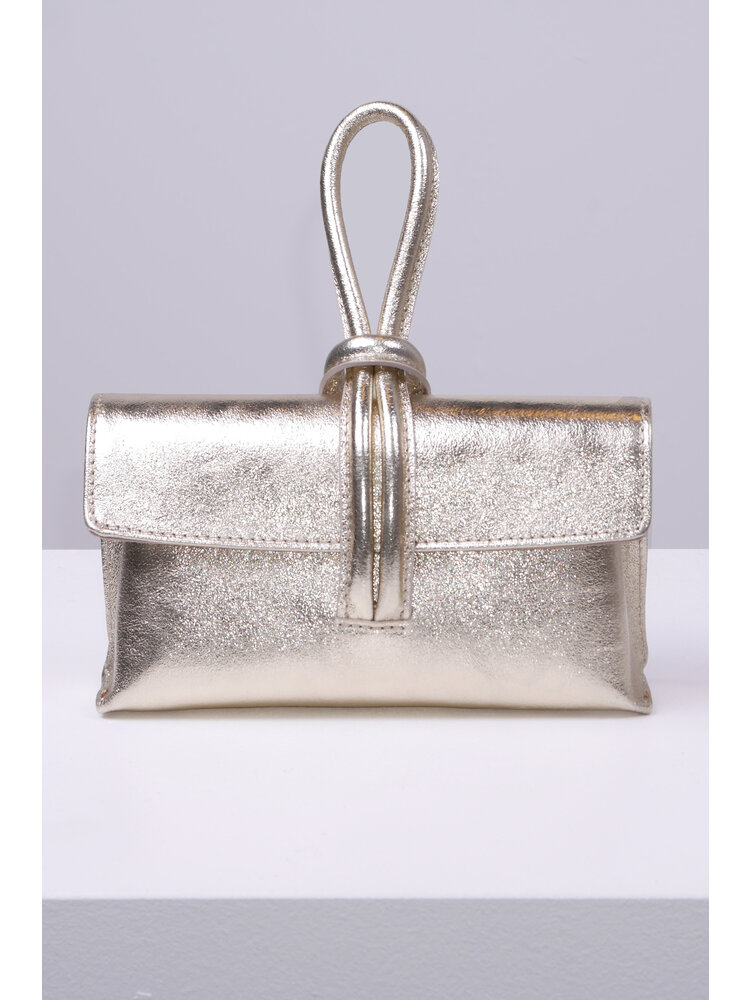 SIS by Spijkers en Spijkers Loop knot clutch bag