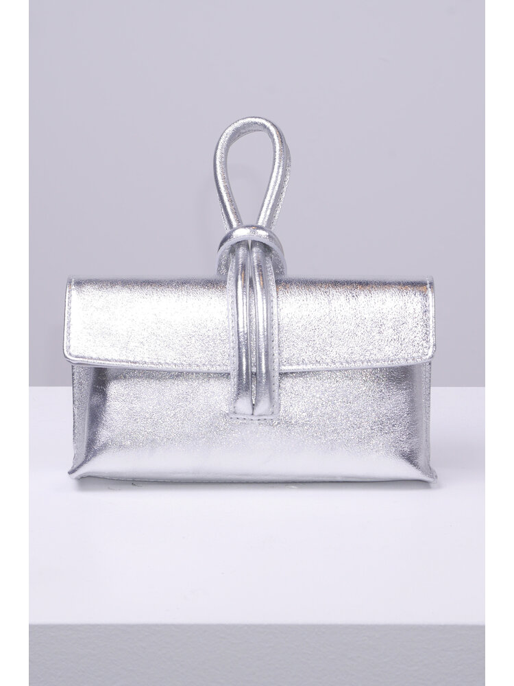 SIS by Spijkers en Spijkers Loop knot clutch bag