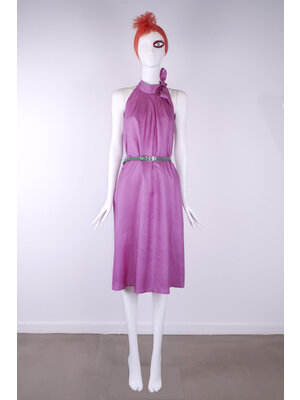 SIS by Spijkers en Spijkers SILK HALTER DRESS