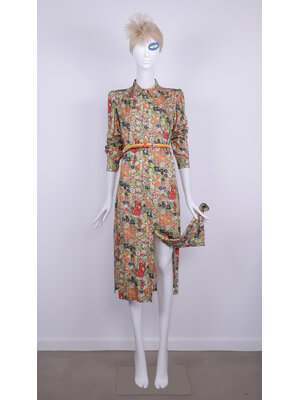 SIS by Spijkers en Spijkers 537 round colour dress KLIMT print