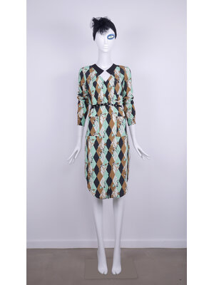 SIS by Spijkers en Spijkers 503 Cricket Dress HARLEQUIN print