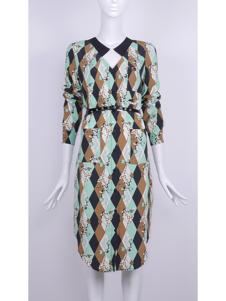 SIS by Spijkers en Spijkers 503 Cricket Dress HARLEQUIN print