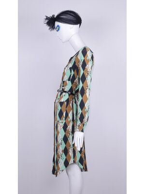 SIS by Spijkers en Spijkers 503 Cricket Dress HARLEQUIN print