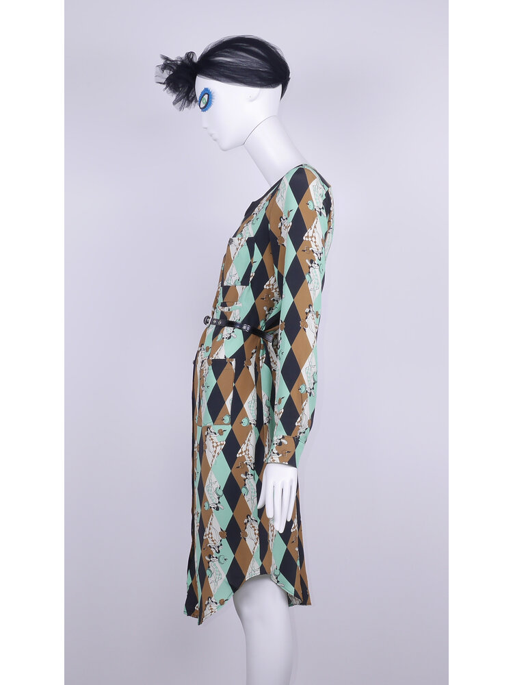 SIS by Spijkers en Spijkers 503 Cricket Dress HARLEQUIN print