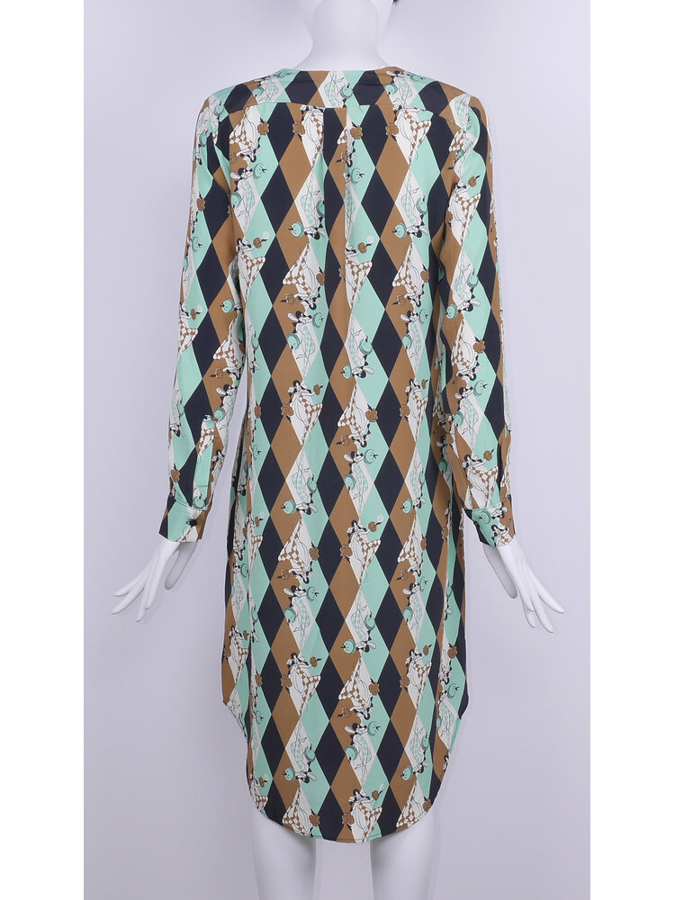 SIS by Spijkers en Spijkers 503 Cricket Dress HARLEQUIN print