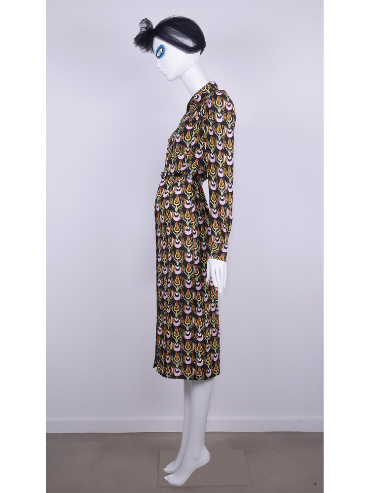 SIS by Spijkers en Spijkers 537 round colour dress TULIP print