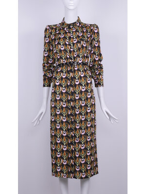 SIS by Spijkers en Spijkers 537 round colour dress TULIP print
