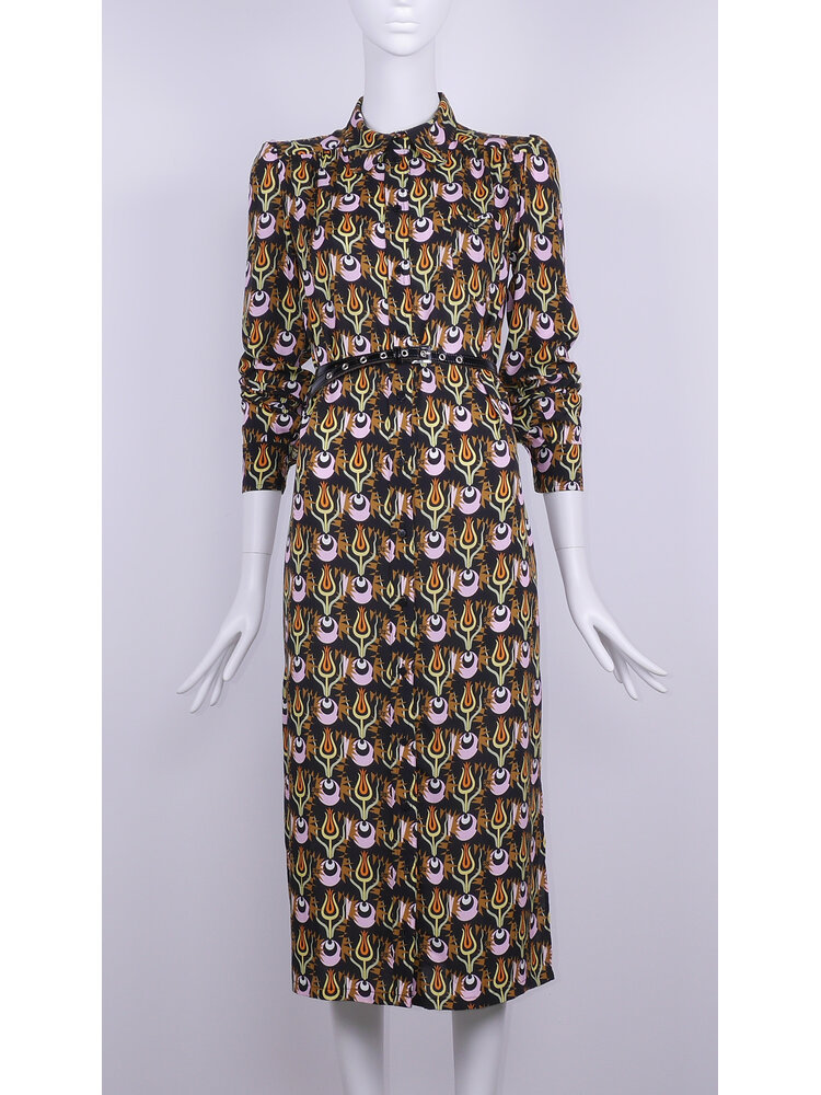 SIS by Spijkers en Spijkers 537 round colour dress TULIP print