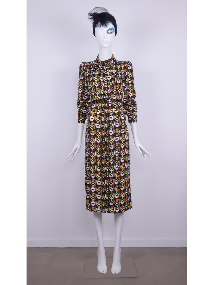 SIS by Spijkers en Spijkers 537 round colour dress TULIP print