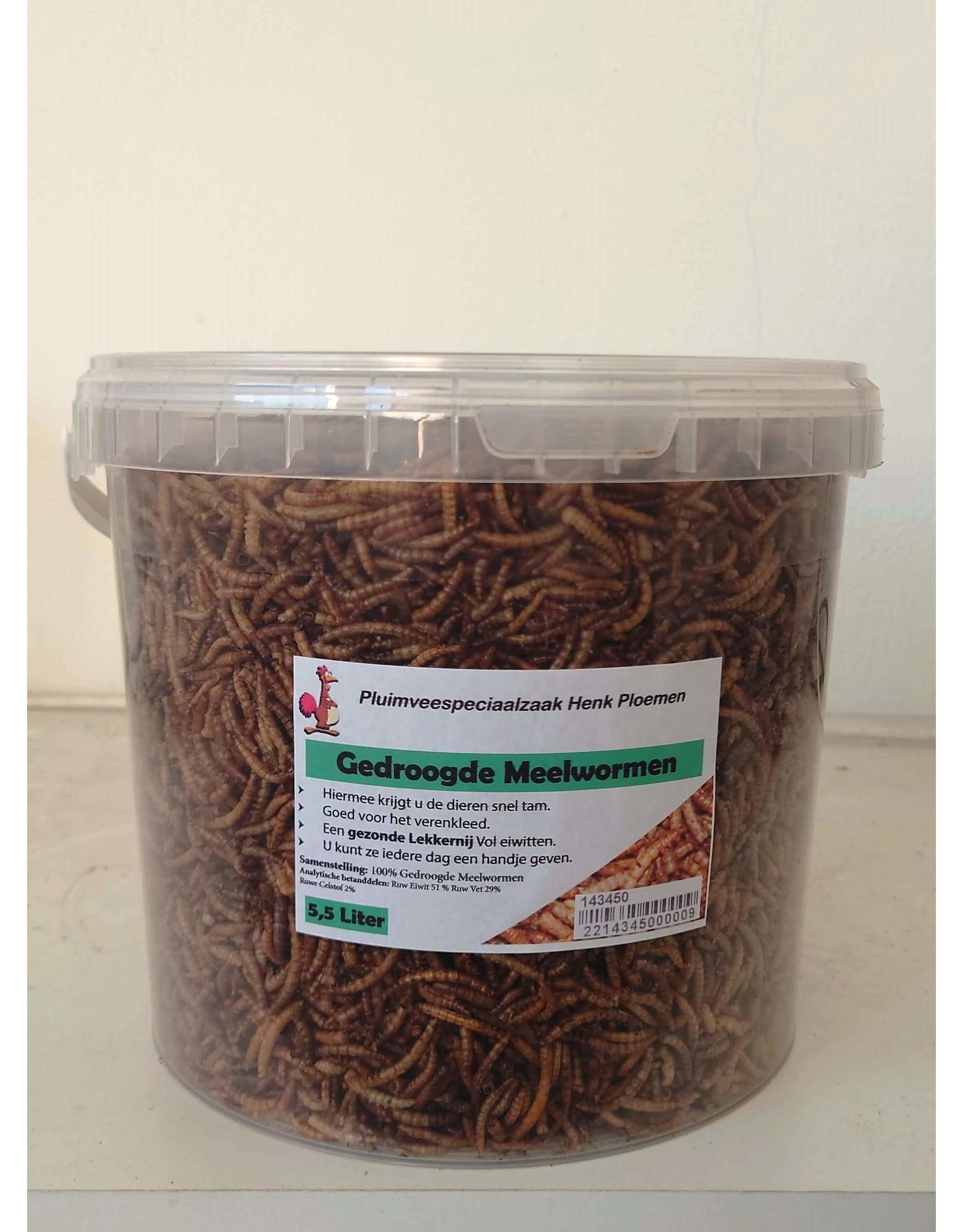 Eigen merk Meelwormen Gedroogd - 900 Gram