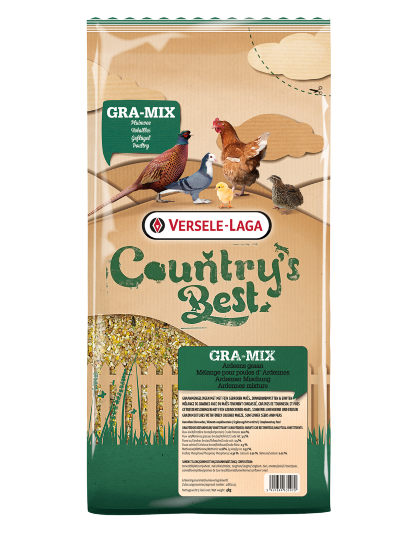 Versele laga Gra-mix Ardeens graan versele - 20 KG